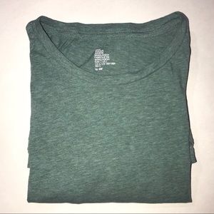 Men Basic Tee Light Green Large Size